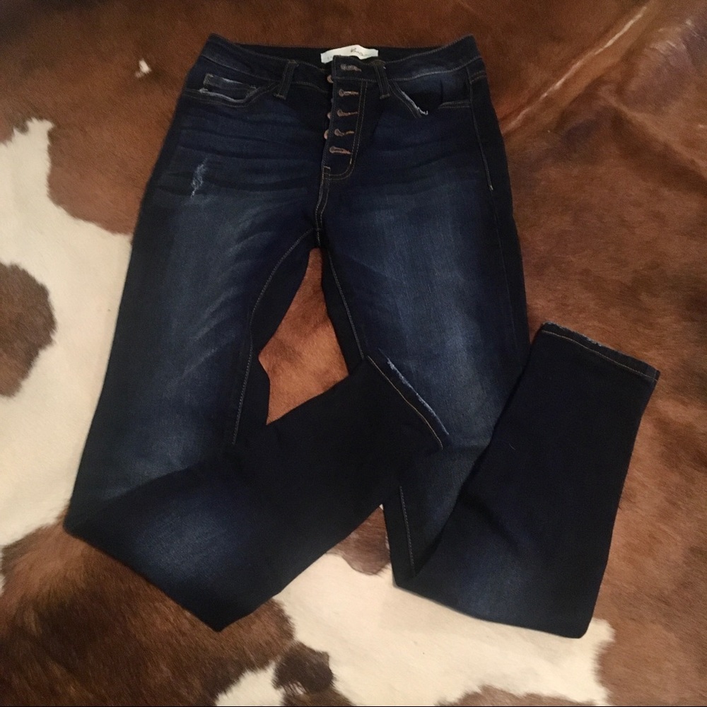 Kancan High Waist Skinny Jeans